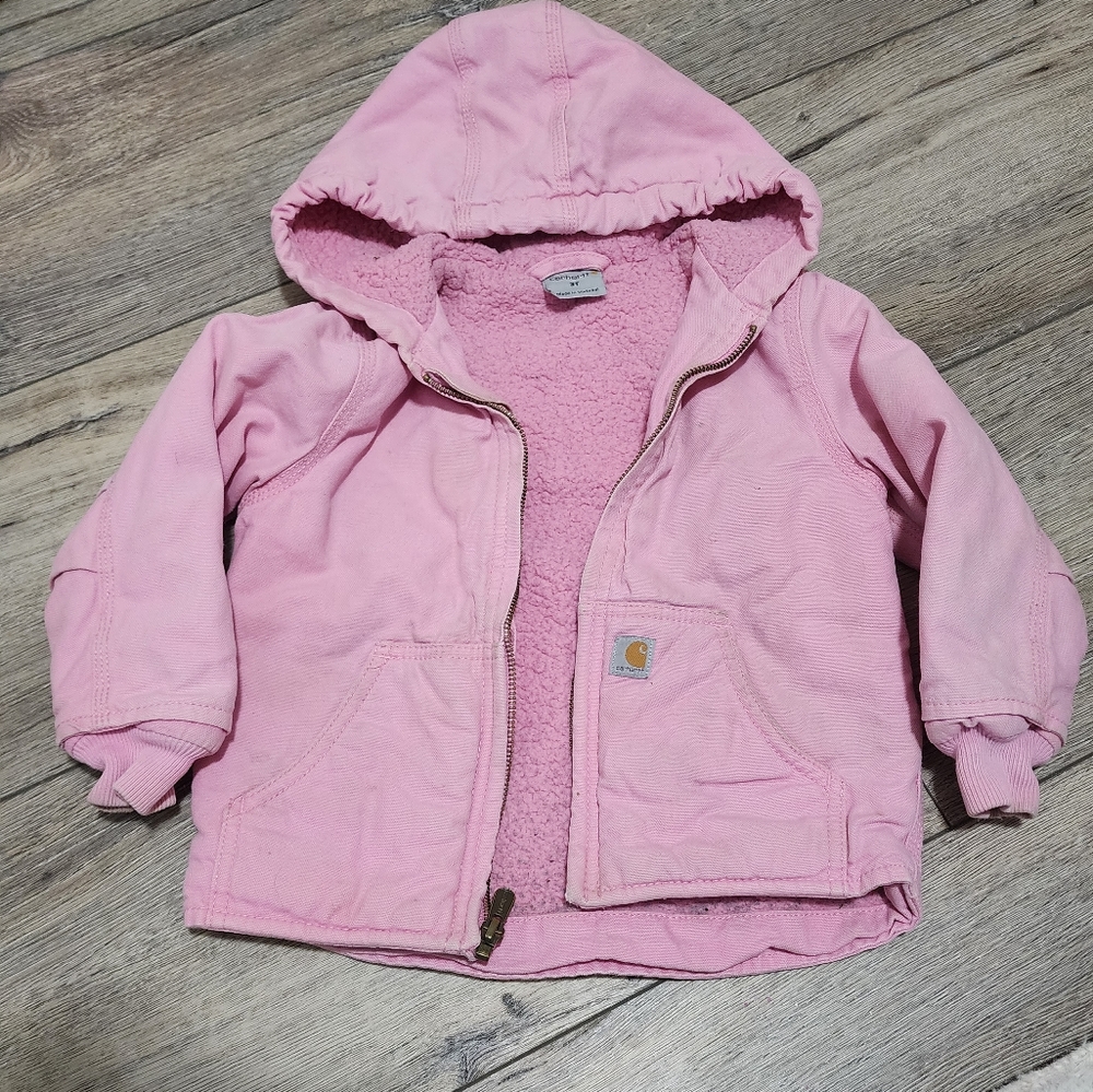 Pink girls carhartt jacket